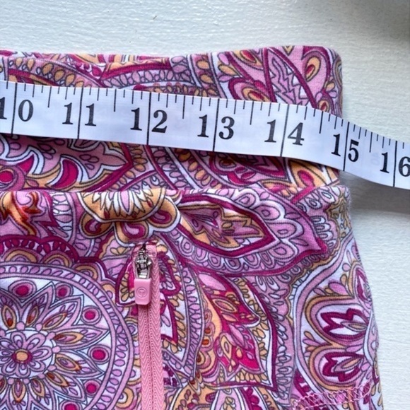 Talbots Everyday‎ Stretch Skort Skirt Shorts Pockets- Medallion - Picture 9 of 14